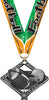 Football Diamond Star Medal - Silver [MDS2-FB]