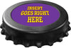 Bottle Cap Magnetic Bottle Opener  [BTP017J]