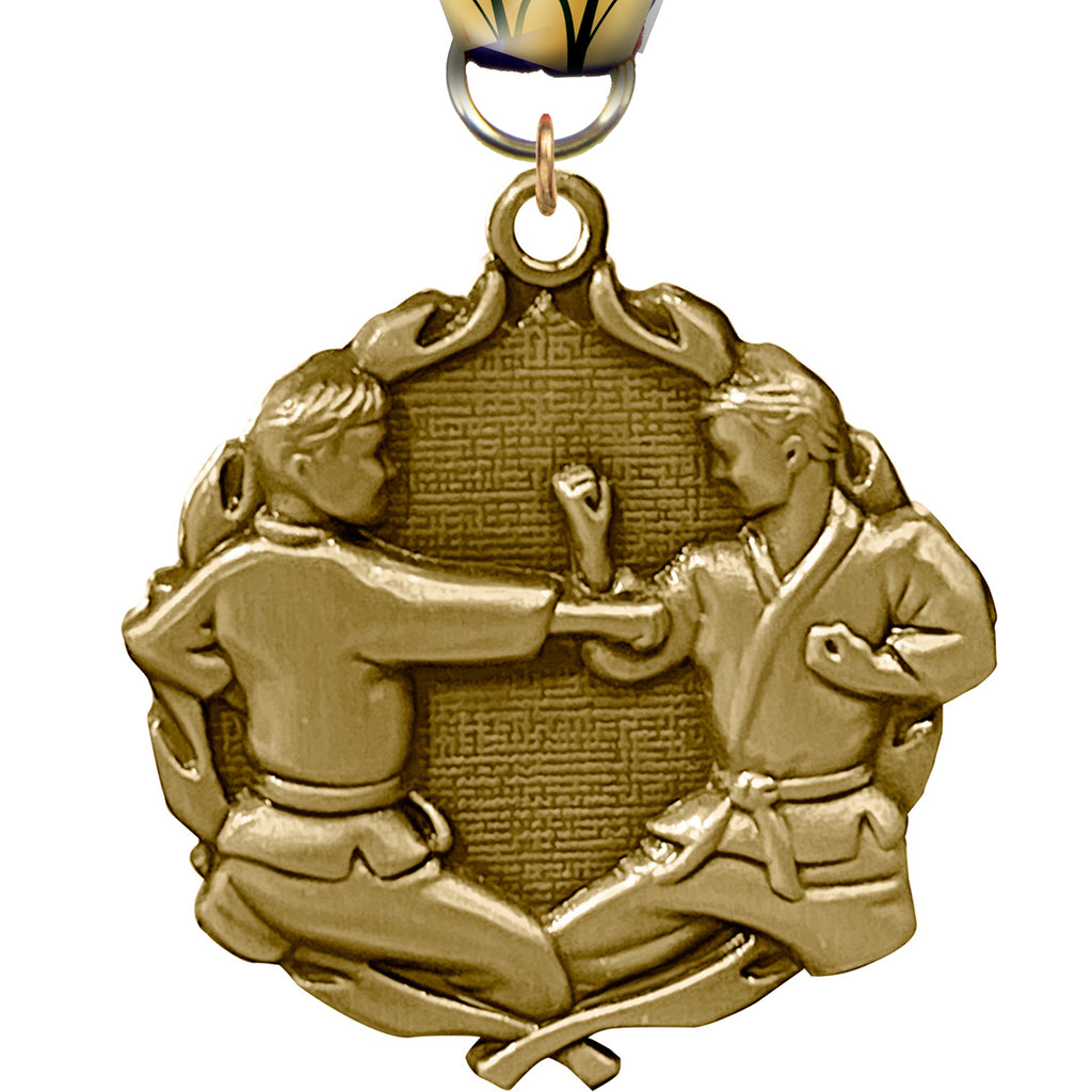 Martial Arts Wreath Medal