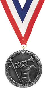 Band (Music) M2CX Medal- Silver [M2CX-BD-S]