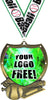 Baseball Shield Custom Insert Medal [MXSHLD-BS]