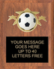 Soccer Triple Star Plaque [PTS68-SC]