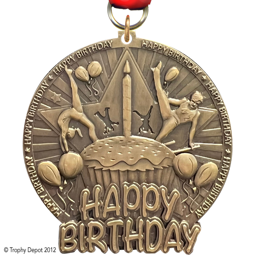 Gymnastics Birthday Medal [MGGBD]