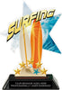 Surfing Shattered Star Colorix Acrylic Trophy- 7 inch [TACR7-STR-SRF-Q]