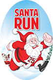 Christmas - Santa Run Oval Insert [OV-4222]