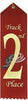 Track 2nd Place Event Ribbon [R8SER-TK-2ND]