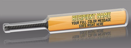 Cricket Bat Full Color Acrylic Award - 21 inch [ABAT-CRKT-21-FC-Q]