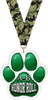 A-B Honor Roll Paw Acrylic Medal- 2.75 inch [MACR2-PAW-ABHR-Q]