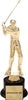 Golf Figure on Black Base - Male [TRBAL-GLM]