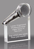 Microphone Acrylic Award- 5x6 inch [AMIC-6-Q]