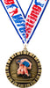 Wrestling 3D Rubber Graphic Medal [MRFC2-WS]