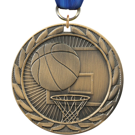 2" Basketball FE Iron Medal [MCFE-BK]