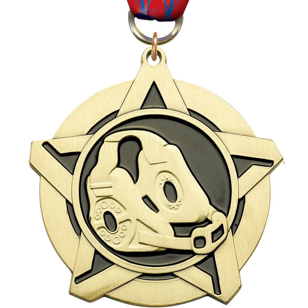 2.25" Wrestling Dynastar Medal [MPDSTR-WS]