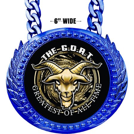 The G.O.A.T. 6 inch Blue Champion Chain [CCSP-BLU-GOAT]
