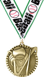 2" Baseball Gold Victory Medal [MVY2-BS]