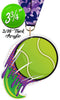 Tennis Splatters Colorix-M Acrylic Medal [MACR375-SPLT-TN-Q]