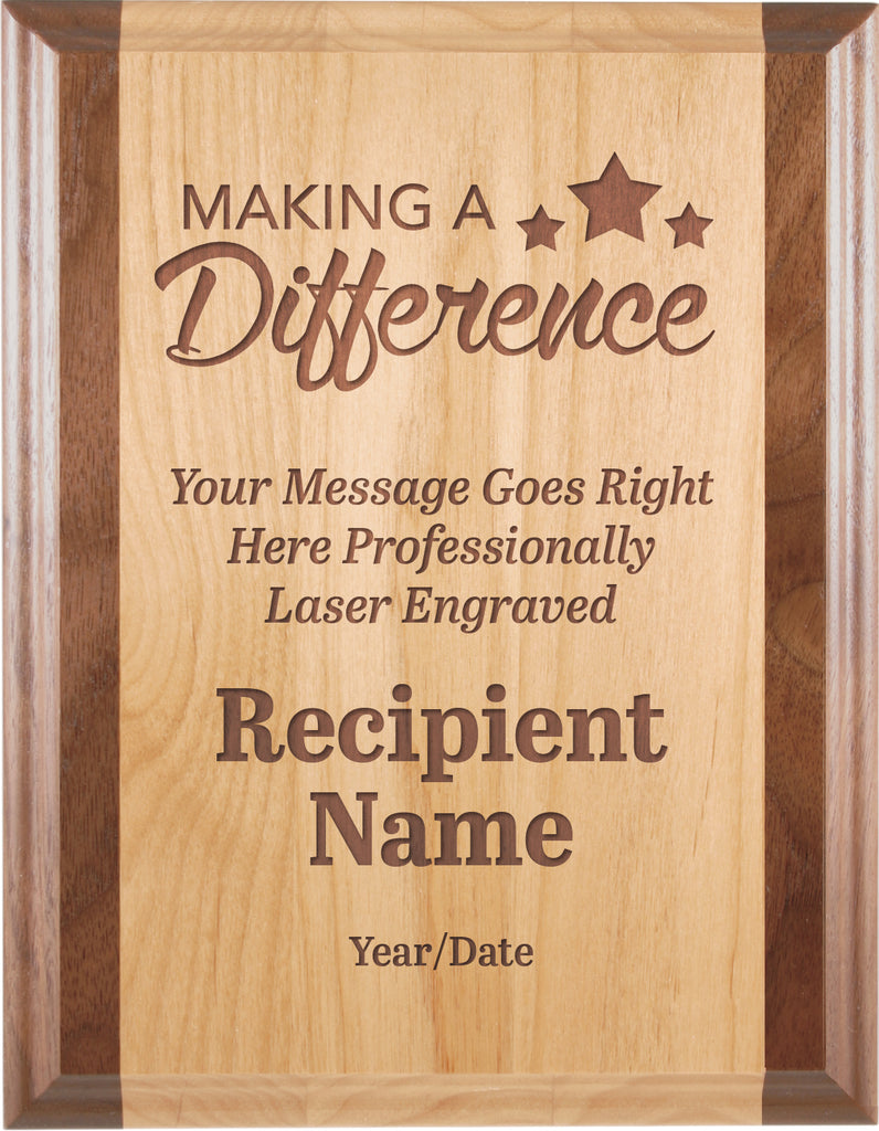 Alder Plus Plaque- 9x12 inch [PJAW-912]