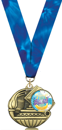 2" Band Insert Academic Medal [MAP2-i-BD]