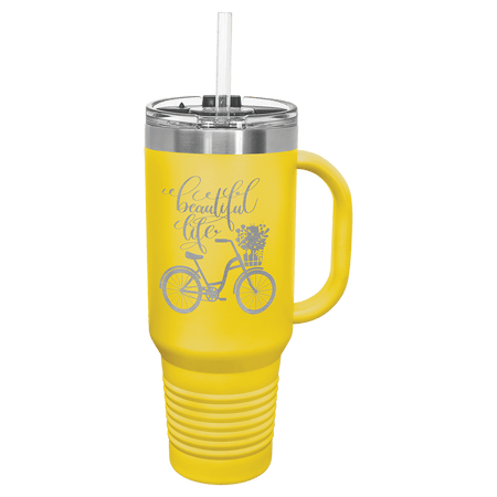 Polar Camel 40 oz. Travel Mug with Handle - Yellow [TJPC74-YLW]