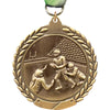 Football 1.75 inch Wreath Framed Diecast Medal [M201-FB]