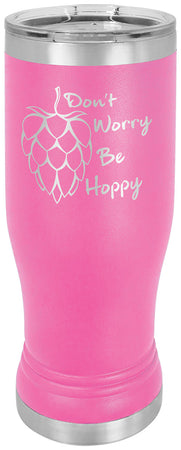 14 oz. Polar Camel Pilsner Tumbler w/Lid - Pink [PCJ9-45]