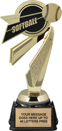 Softball Bullseye on Regal Synthetic Base [TRGBE8-SB]