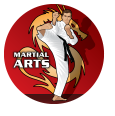 Martial Arts - Male Kicking Insert [TD-4422]