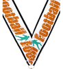7/8 x 30 in. Football Neck Ribbon [NKRB-1050]