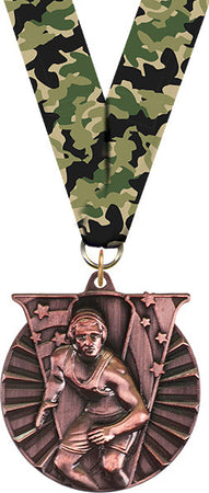 Wrestling Victory Medal- Bronze [MVM2-WS-B]