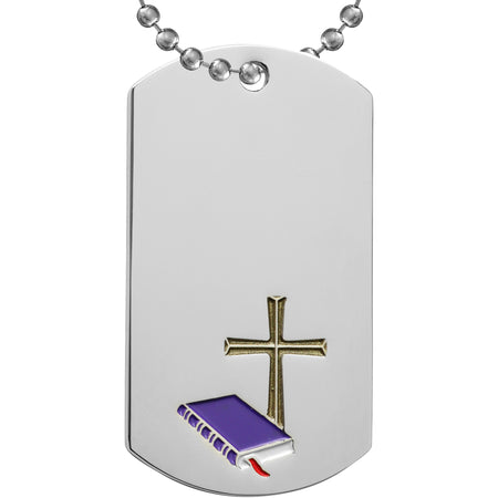 Religion Etched & Paint Filled Dog Tag [DTS-RL]