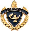 Science 3D Enameled Scholastic Pin [PCM-WRT-SE]