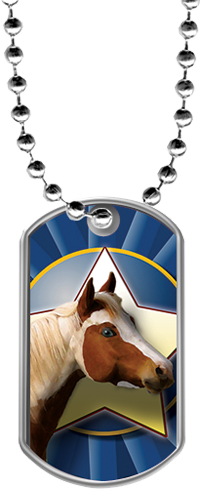 Horse Dog Tags [DTLAM2-HS]