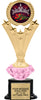 5 Star Wreath Insert Diamond Riser Trophy on Synthetic Base [TRDDRM501]