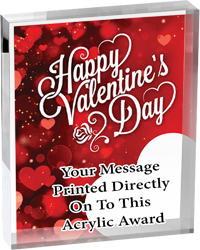 Valentine's Day Vibrix Acrylic Award [A45BV-VDAY]
