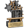 Gymnastics Star Blast Resin Trophy - 4.75