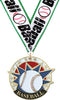 Baseball USA Sport Medal- Gold [M2USA-BS-G]