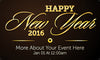 New Year's Eve Vinyl Banner- Happy New Year [VB-HPNYR-NYR]