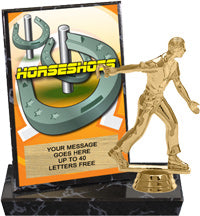 Horseshoes Billboard Plaque [PBB6-HSSHO]