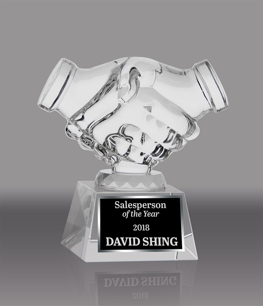 Optical Crystal Handshake Award [CRHND215]