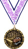 Gymnastics 3D Rubber Graphic Medal [MRFC2-GG]