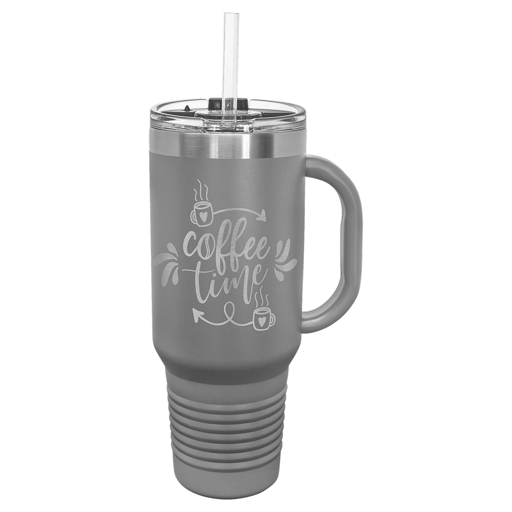 Polar Camel 40 oz. Travel Mug with Handle - Grey [TJPC74-GRY]