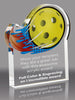 Pickleball Splatters Acrylic Award- 4x5 inch [ASLM-45-PKLBL-Q]