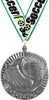 Soccer 5 Star Medal- Silver [MP36-SC-S]