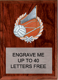7"x9" Volleyball Millennium Plaque [PMC79-VB]