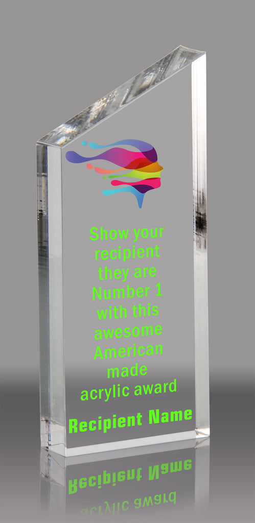 Acrylic Full Color Peak - 5.25 inch [APEAK-5-FC-Q]