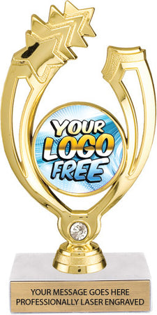 Custom Shooting Star Blinged Victory Color Insert Trophy [TXi-J88]