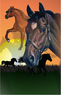 Horse Plaque Insert [BBP-1708]