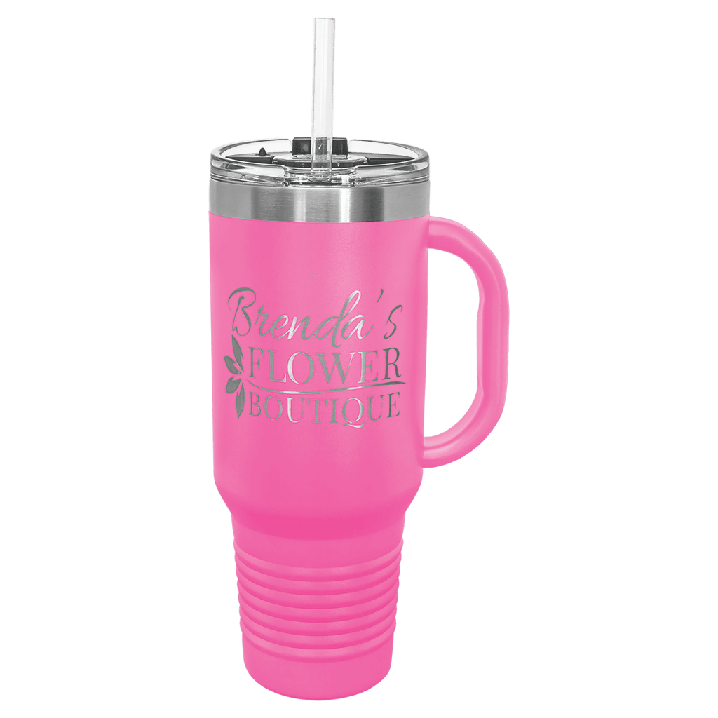 Polar Camel 40 oz. Travel Mug with Handle - Pink [TJPC74-PNK]
