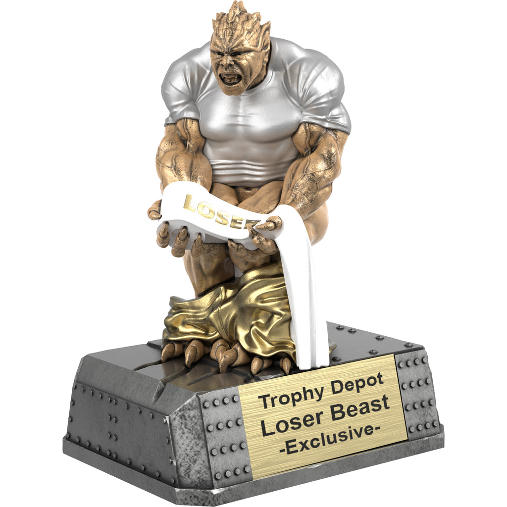 Loser Beast Sculpture Trophy - 8.25 inch [BST8-TLT]
