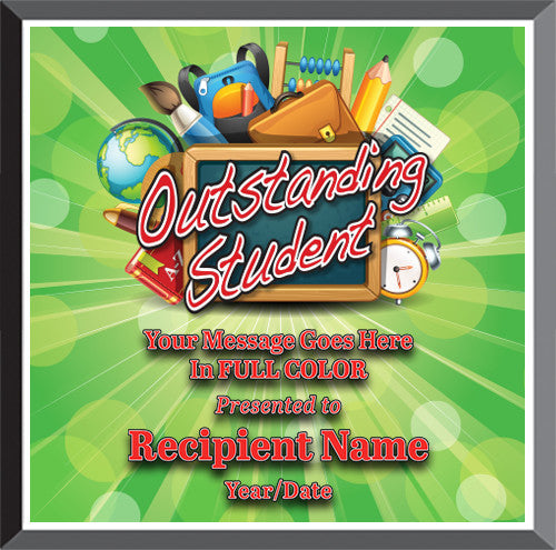 Education Square Graphix Plaque [PGFXQ66-KN]